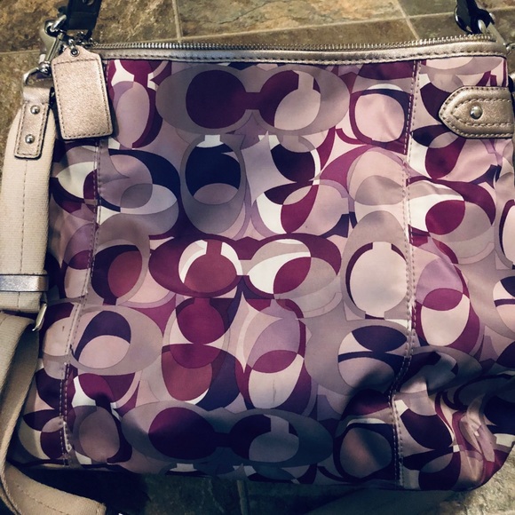 Coach purple cross body - Picture 4 of 4